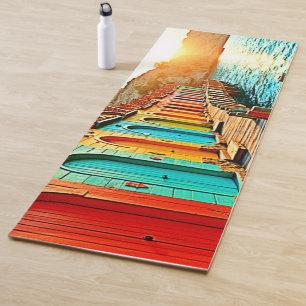 Tapis De Yoga Sunset Bliss : Hues Balnéaires