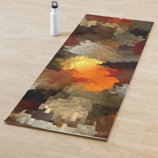 Tapis De Yoga Sunset Fun.... (En situation)