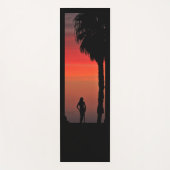 Tapis De Yoga Sunset Girl (Devant)