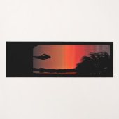 Tapis De Yoga Sunset Girl (Devant (Horizontal))