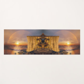 Tapis De Yoga Sunset Ocean Cliff