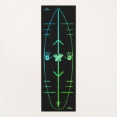 Tapis de Yoga Surf par Yeowga (Devant)