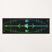 Tapis De Yoga Surf Yoga Mat par Yeowga (Devant (Horizontal))