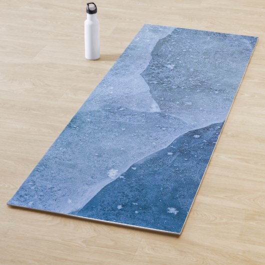 Tapis De Yoga Surface de glace bleue (En situation)