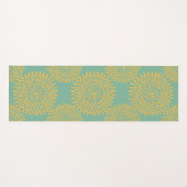 Tapis De Yoga Surya turquoise Megyarsh mat (Devant (Horizontal))