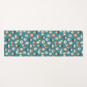 Tapis De Yoga Sushi Turquoise Green (Devant (Horizontal))