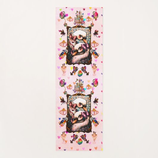 Tapis De Yoga Swan lovers (Devant)