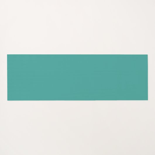 Tapis De Yoga Swans & Nom personnalisé sur Turquoise (Dos (Horizontal))