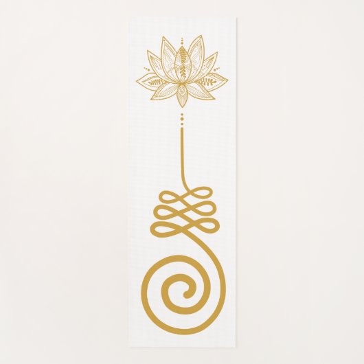 Tapis De Yoga Symbole bouddhiste unalome (Devant)