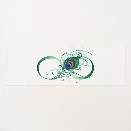 Tapis De Yoga Symbole de l'Infinity (Devant (Horizontal))