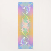 Tapis De Yoga Symbole d'infini, Arc-en-ciel holographique, Perso (Dos)