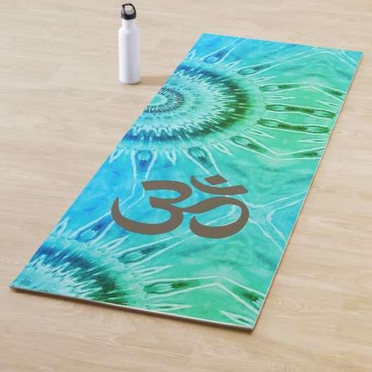 Tapis De Yoga SYMBOLE D'ORE DE TRIppY Mandala (En situation)
