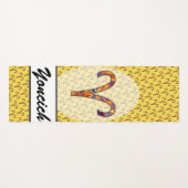 Tapis De Yoga Symbole Zodiac Aries Élément par Kenneth Yoncich (Devant (Horizontal))