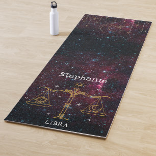 Tapis De Yoga SYMBOLE Zodiac Étoile Librairie Monogramme Parties