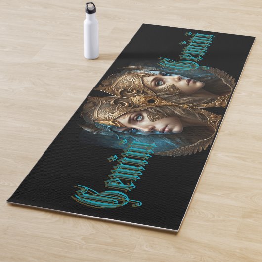 Tapis De Yoga SYMBOLE Zodiaque Gemini (En situation)