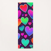 Tapis De Yoga Symphonie Neon Heart (Devant)