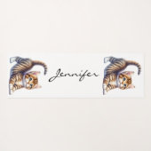 Tapis De Yoga Tabby Cat Yoga Mat (Dos (Horizontal))