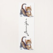 Tapis De Yoga Tabby Cat Yoga Mat (Dos)