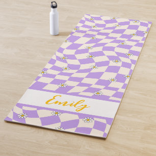 Tapis De Yoga Tableau de contrôle floral de marguerite super, an