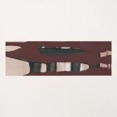 Tapis De Yoga Tablette de chocolat fondue (Dos (Horizontal))