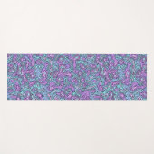 Tapis De Yoga Tache colorée psychédélique (Devant (Horizontal))