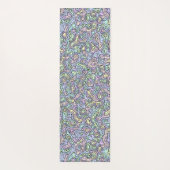 Tapis De Yoga Tache colorée psychédélique (Dos)