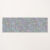 Tapis De Yoga Tache colorée psychédélique (Devant (Horizontal))