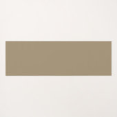 Tapis De Yoga Tan monochrome moderne (Dos (Horizontal))