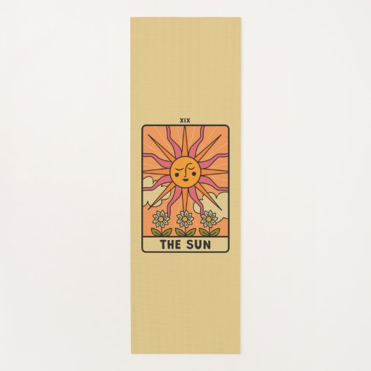 Tapis De Yoga Tapete Yoga - The Sun (Devant)