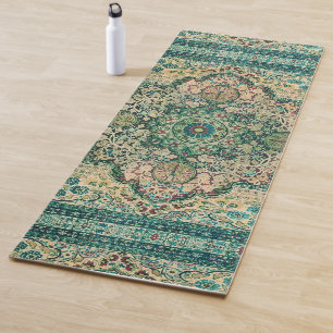 Tapis De Yoga Tapis coloré persan motif design tapis yoga mat