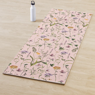 Tapis De Yoga Tapisserie de jardin de fleurs sauvages