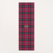 Tapis De Yoga Tartan Yoga Mat avec votre ou vos initiales ou vot (Devant)