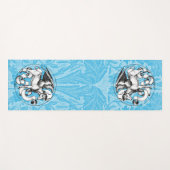 Tapis De Yoga Taureau ailé de Saint-Luc du XVe siècle (Devant (Horizontal))