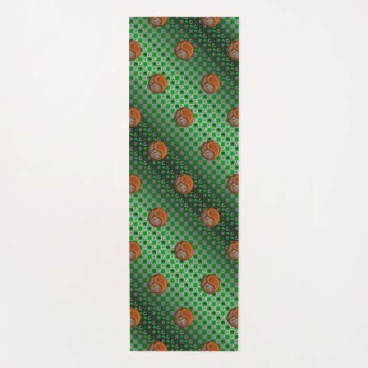 Tapis De Yoga Taurus et lapin de bois (Devant)