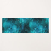 Tapis De Yoga Teal Galaxy Series 7 (Devant (Horizontal))
