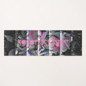 Tapis de Yoga Techno Bouquet (Devant (Horizontal))