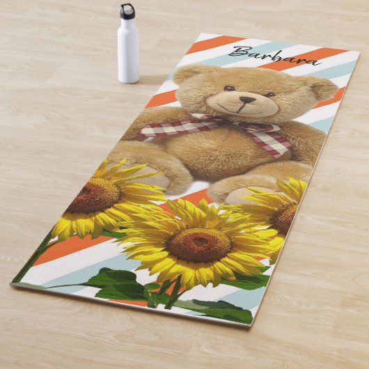 Tapis De Yoga Teddy Teddy Bear Yoga Mat (En situation)