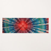 Tapis De Yoga Teinture à oeil taureaux (Devant (Horizontal))