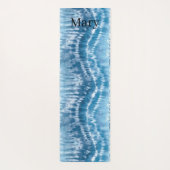 Tapis De Yoga Teinture à tarte bleue (Dos)