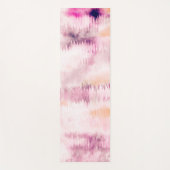 Tapis De Yoga Teinture moderne Tie Rose Abstrait (Devant)
