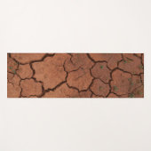 Tapis De Yoga terrain sec et fissuré (Devant (Horizontal))