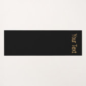 Tapis De Yoga Tête d'attaque du léopard (Dos (Horizontal))