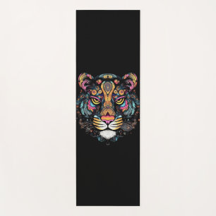 Tapis De Yoga Tête de Tigre Incroyable 