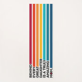 Tapis De Yoga Texte d'expression de conception mignonne pour la (Devant)