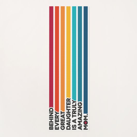 Tapis De Yoga Texte d'expression de conception mignonne pour la  (Devant)