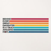 Tapis De Yoga Texte d'expression de conception mignonne pour la (Devant (Horizontal))