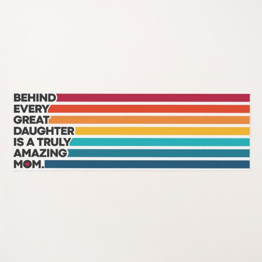 Tapis De Yoga Texte d'expression de conception mignonne pour la  (Devant (Horizontal))