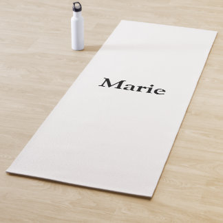 Tapis De Yoga texte personnalisé ajoutez votre nom personnalisé