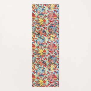 Tapis De Yoga Textile japonais Kimono vintage (Bingata)