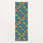 Tapis De Yoga Textiles africains dynamiques : Mélange des échell (Devant)